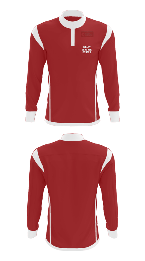 Quarter Zip Jacket, Millet Learning Center, Spirit Store, Teamtime, Team time, sublimation, custom sports apparel, team uniforms, spirit wear, spiritwear, sports uniforms, custom shirts, team store, custom team store, fundraiser sports, apparel fundraiser