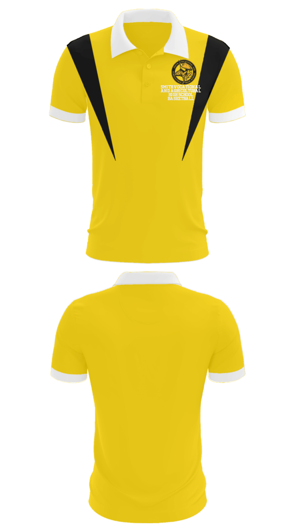 Short Sleeve Performance Polo, Smith Vocational and Agricultural High School Basketball, Women's Basketball, Teamtime, Team time, sublimation, custom sports apparel, team uniforms, spirit wear, spiritwear, sports uniforms, custom shirts, team store, custom team store, fundraiser sports, apparel fundraiser