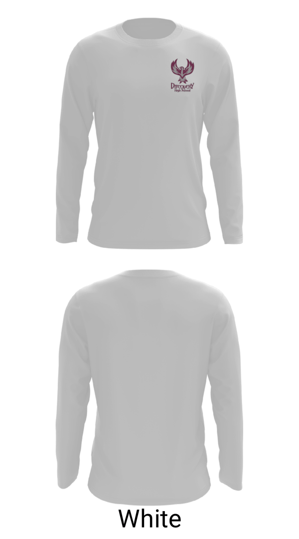 Long Sleeve Performance Shirt, Discovery High School, Spirit Store, Teamtime, Team time, sublimation, custom sports apparel, team uniforms, spirit wear, spiritwear, sports uniforms, custom shirts, team store, custom team store, fundraiser sports, apparel fundraiser