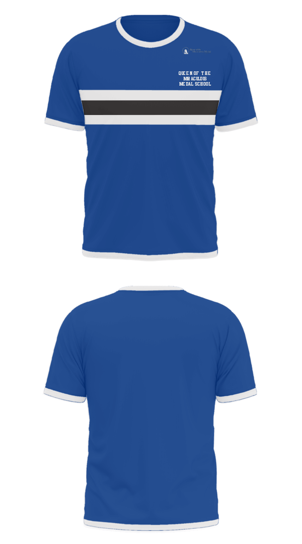 Short Sleeve Performance Shirt, Queen Of The Miraculous Medal School, Spirit Store, Teamtime, Team time, sublimation, custom sports apparel, team uniforms, spirit wear, spiritwear, sports uniforms, custom shirts, team store, custom team store, fundraiser sports, apparel fundraiser
