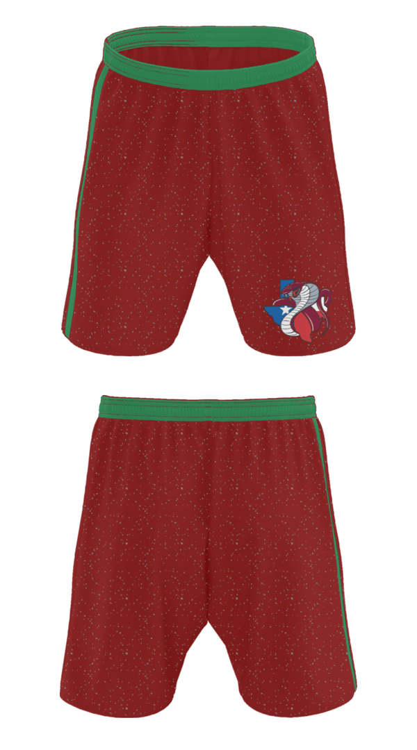 Athletic Shorts With Pockets, Industrial High School Basketball, Women's Basketball, Teamtime, Team time, sublimation, custom sports apparel, team uniforms, spirit wear, spiritwear, sports uniforms, custom shirts, team store, custom team store, fundraiser sports, apparel fundraiser