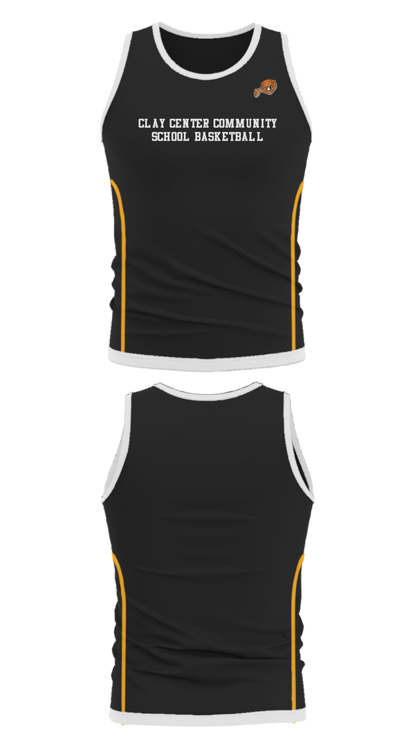 Tank Top, Clay Center Community School Basketball, Women's Basketball, Teamtime, Team time, sublimation, custom sports apparel, team uniforms, spirit wear, spiritwear, sports uniforms, custom shirts, team store, custom team store, fundraiser sports, apparel fundraiser