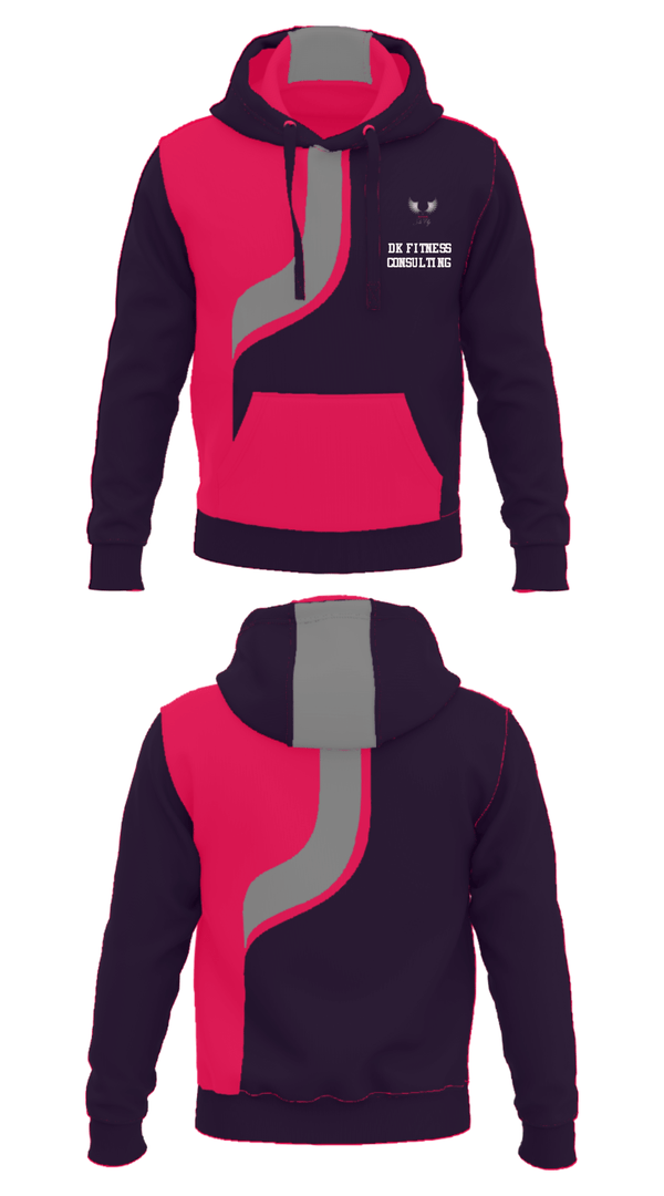Hoodie, DK Fitness Consulting, , Teamtime, Team time, sublimation, custom sports apparel, team uniforms, spirit wear, spiritwear, sports uniforms, custom shirts, team store, custom team store, fundraiser sports, apparel fundraiser