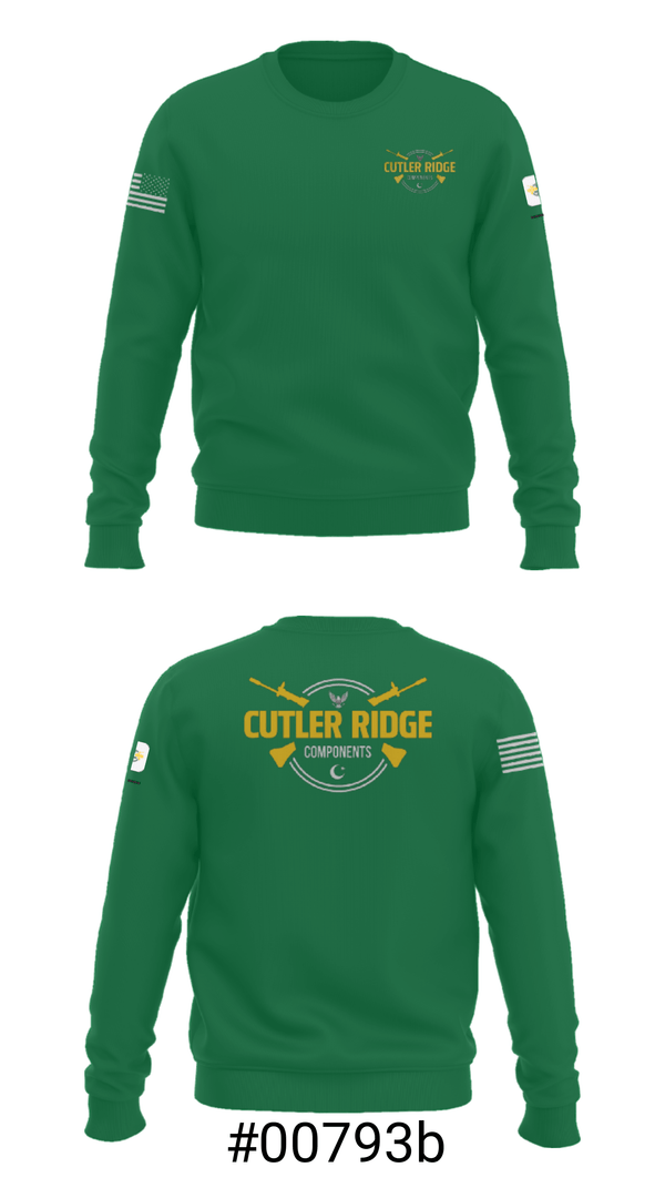 Crew Neck Sweatshirt, Cutler Ridge Components, , Teamtime, Team time, sublimation, custom sports apparel, team uniforms, spirit wear, spiritwear, sports uniforms, custom shirts, team store, custom team store, fundraiser sports, apparel fundraiser