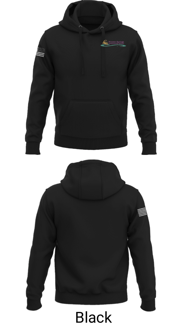 Hoodie, Pioneer Springs Community School, Spirit Store, Teamtime, Team time, sublimation, custom sports apparel, team uniforms, spirit wear, spiritwear, sports uniforms, custom shirts, team store, custom team store, fundraiser sports, apparel fundraiser
