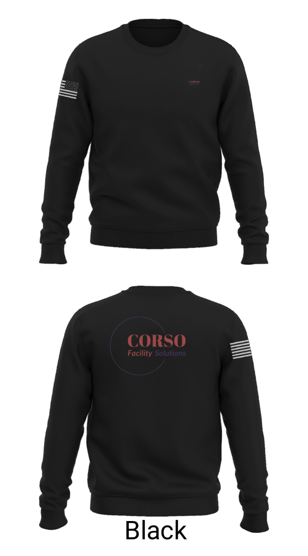 Crew Neck Sweatshirt, Corso Air Services, , Teamtime, Team time, sublimation, custom sports apparel, team uniforms, spirit wear, spiritwear, sports uniforms, custom shirts, team store, custom team store, fundraiser sports, apparel fundraiser