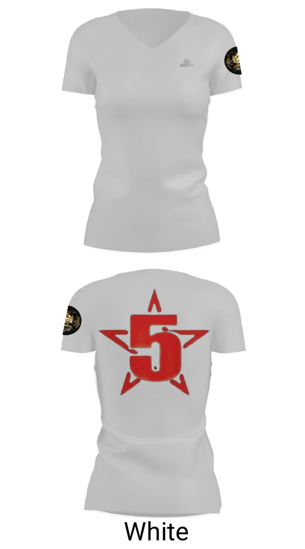 Women's Short Sleeve Vneck Shirt, ARMSTRONGINC.Est1964, , Teamtime, Team time, sublimation, custom sports apparel, team uniforms, spirit wear, spiritwear, sports uniforms, custom shirts, team store, custom team store, fundraiser sports, apparel fundraiser