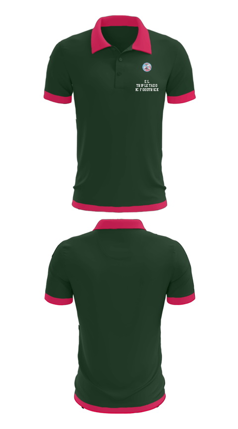 Short Sleeve Performance Polo, El Tripletazo NC foodtruck, , Teamtime, Team time, sublimation, custom sports apparel, team uniforms, spirit wear, spiritwear, sports uniforms, custom shirts, team store, custom team store, fundraiser sports, apparel fundraiser