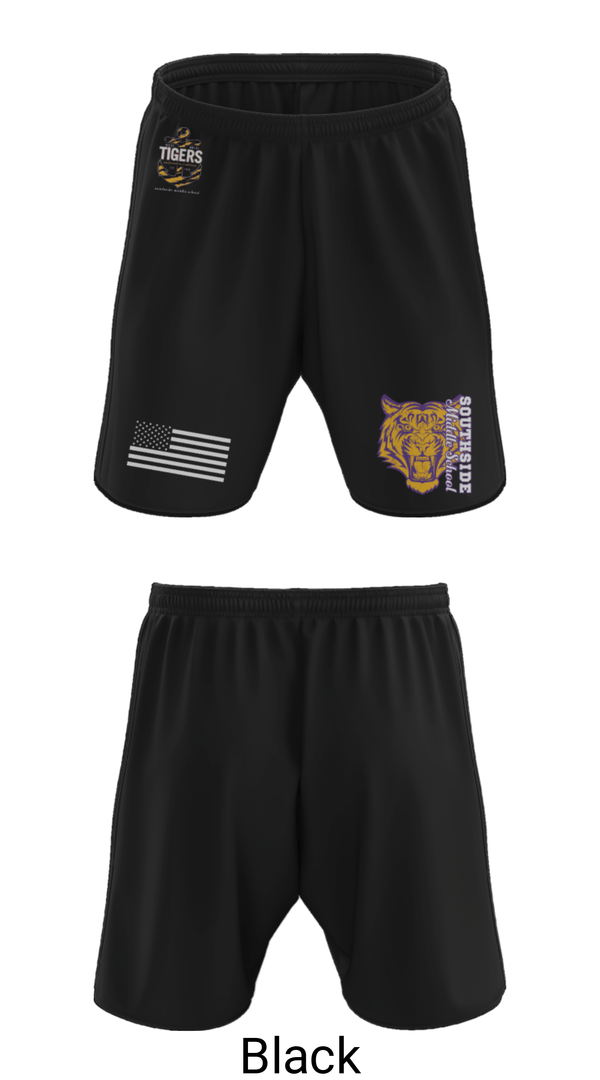 Athletic Shorts With Pockets, Southside Middle School, Spirit Store, Teamtime, Team time, sublimation, custom sports apparel, team uniforms, spirit wear, spiritwear, sports uniforms, custom shirts, team store, custom team store, fundraiser sports, apparel fundraiser