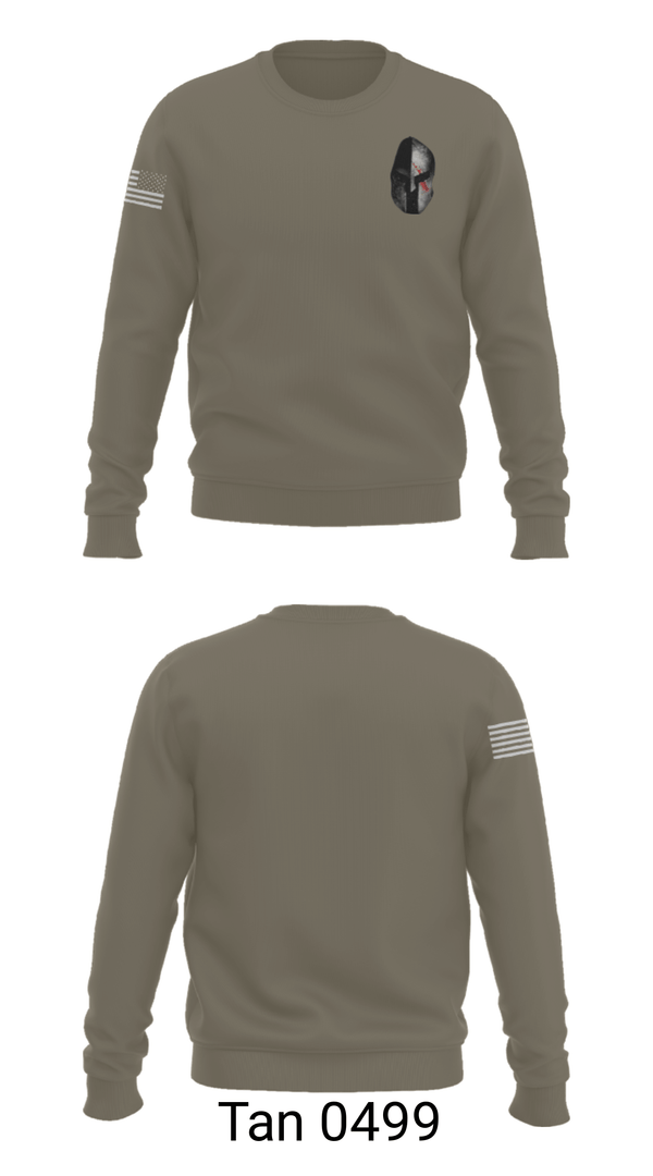 Crew Neck Sweatshirt, , Army, Teamtime, Team time, sublimation, custom sports apparel, team uniforms, spirit wear, spiritwear, sports uniforms, custom shirts, team store, custom team store, fundraiser sports, apparel fundraiser