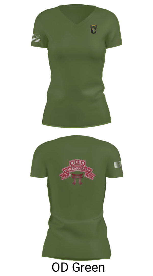 Women's Short Sleeve Vneck Shirt, 1-33 CAV, Army, Teamtime, Team time, sublimation, custom sports apparel, team uniforms, spirit wear, spiritwear, sports uniforms, custom shirts, team store, custom team store, fundraiser sports, apparel fundraiser