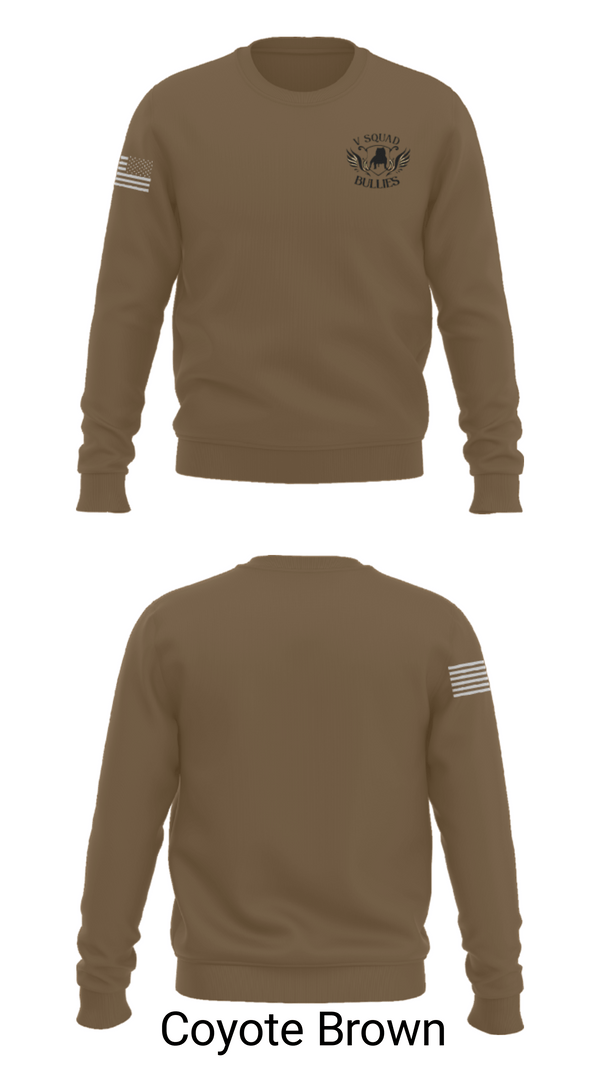 Crew Neck Sweatshirt, V Squad Bullies, , Teamtime, Team time, sublimation, custom sports apparel, team uniforms, spirit wear, spiritwear, sports uniforms, custom shirts, team store, custom team store, fundraiser sports, apparel fundraiser