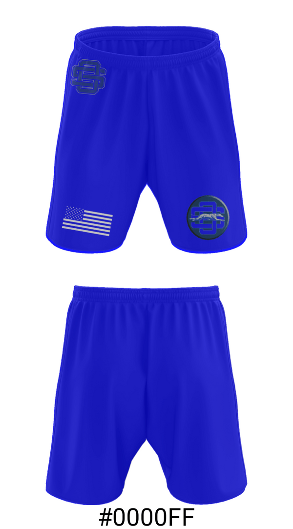 Athletic Shorts With Pockets, Ocean Springs Middle School Basketball, Women's Basketball, Teamtime, Team time, sublimation, custom sports apparel, team uniforms, spirit wear, spiritwear, sports uniforms, custom shirts, team store, custom team store, fundraiser sports, apparel fundraiser