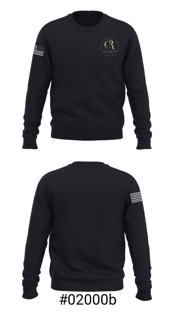 Crew Neck Sweatshirt, Cinco Rosas Resort, Tennis, Teamtime, Team time, sublimation, custom sports apparel, team uniforms, spirit wear, spiritwear, sports uniforms, custom shirts, team store, custom team store, fundraiser sports, apparel fundraiser