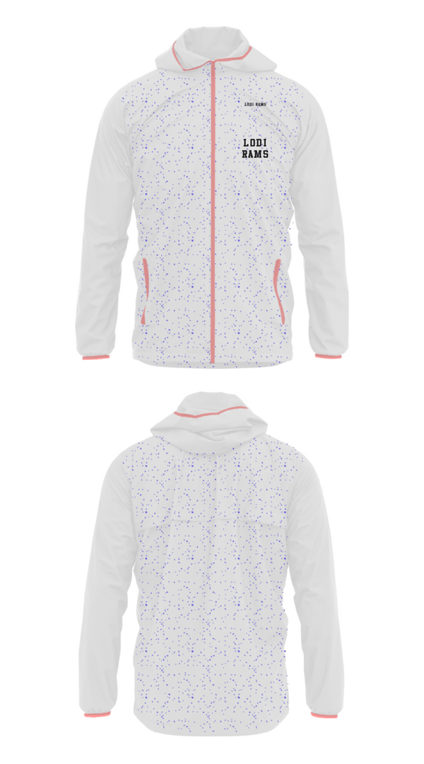 Windbreaker, Lodi Rams, Men's Basketball, Teamtime, Team time, sublimation, custom sports apparel, team uniforms, spirit wear, spiritwear, sports uniforms, custom shirts, team store, custom team store, fundraiser sports, apparel fundraiser