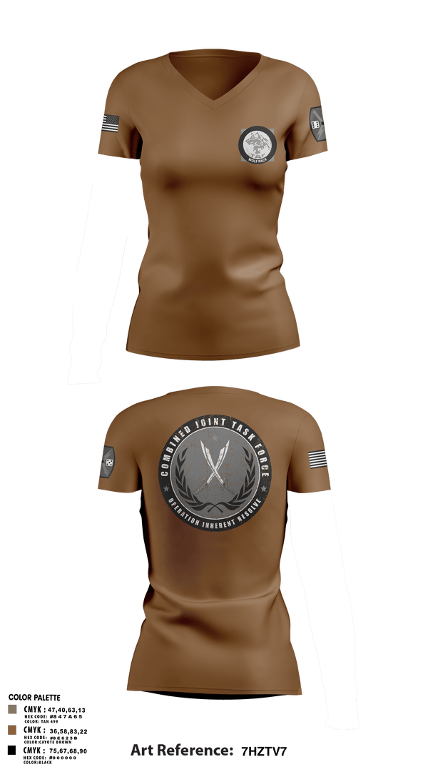 Women's Short Sleeve Vneck Shirt, 65th FAB, Army, Teamtime, Team time, sublimation, custom sports apparel, team uniforms, spirit wear, spiritwear, sports uniforms, custom shirts, team store, custom team store, fundraiser sports, apparel fundraiser