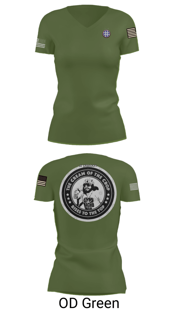Women's Short Sleeve Vneck Shirt, 263rd QM, Army, Teamtime, Team time, sublimation, custom sports apparel, team uniforms, spirit wear, spiritwear, sports uniforms, custom shirts, team store, custom team store, fundraiser sports, apparel fundraiser