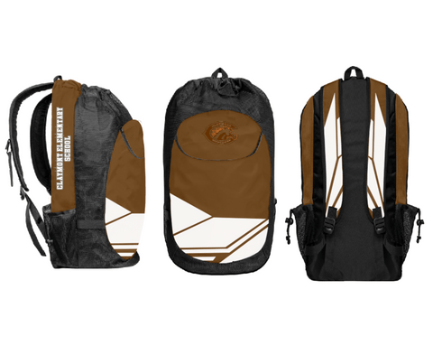 Gear Bag, Claymont Elementary School, Spirit Store, Teamtime, Team time, sublimation, custom sports apparel, team uniforms, spirit wear, spiritwear, sports uniforms, custom shirts, team store, custom team store, fundraiser sports, apparel fundraiser