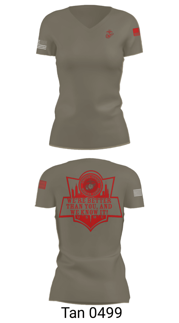 Women's Short Sleeve Vneck Shirt, RSS EMPIRE STATE, Marines, Teamtime, Team time, sublimation, custom sports apparel, team uniforms, spirit wear, spiritwear, sports uniforms, custom shirts, team store, custom team store, fundraiser sports, apparel fundraiser