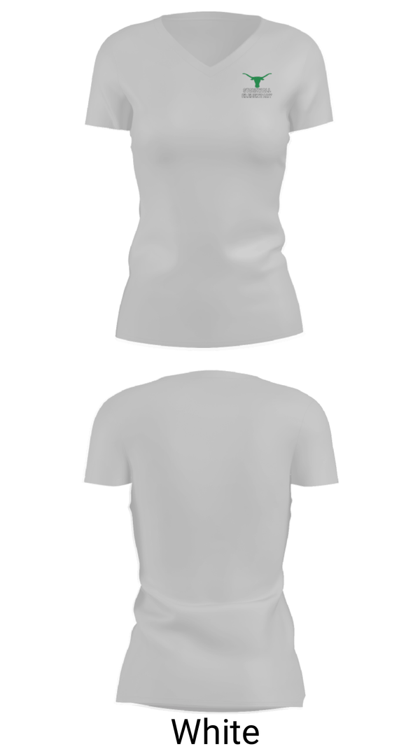 Women's Short Sleeve Vneck Shirt, Stonewall ElementarySchool, Spirit Store, Teamtime, Team time, sublimation, custom sports apparel, team uniforms, spirit wear, spiritwear, sports uniforms, custom shirts, team store, custom team store, fundraiser sports, apparel fundraiser