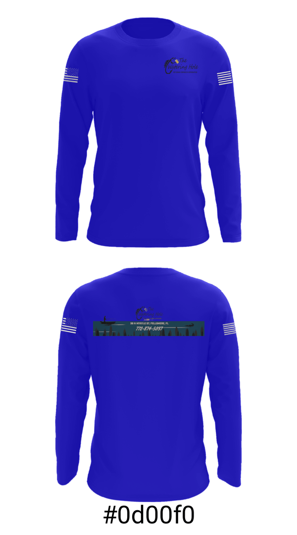 Long Sleeve Performance Shirt, The Watering Hole at FFHQ, , Teamtime, Team time, sublimation, custom sports apparel, team uniforms, spirit wear, spiritwear, sports uniforms, custom shirts, team store, custom team store, fundraiser sports, apparel fundraiser