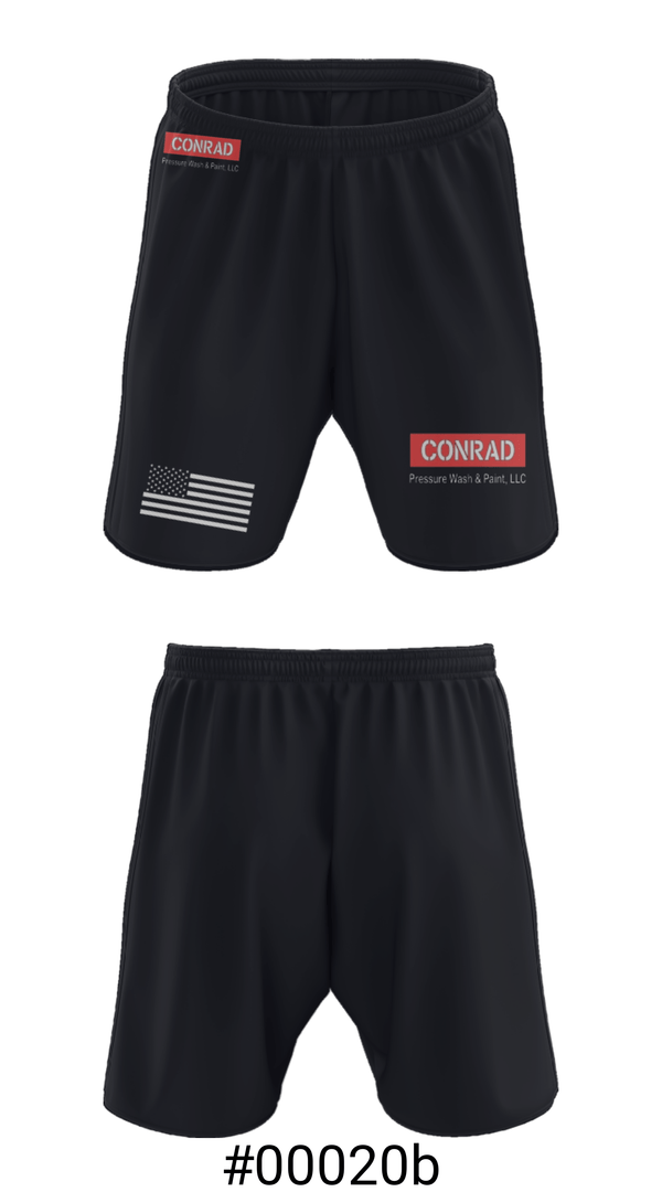Athletic Shorts With Pockets, Conrad Pressure Wash & Paint, , Teamtime, Team time, sublimation, custom sports apparel, team uniforms, spirit wear, spiritwear, sports uniforms, custom shirts, team store, custom team store, fundraiser sports, apparel fundraiser