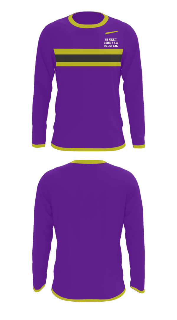 Long Sleeve Performance Shirt, Stanley County Aau Wrestling, Wrestling, Teamtime, Team time, sublimation, custom sports apparel, team uniforms, spirit wear, spiritwear, sports uniforms, custom shirts, team store, custom team store, fundraiser sports, apparel fundraiser