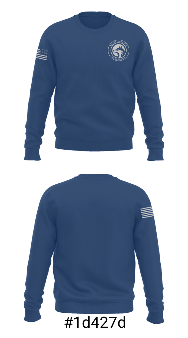 Crew Neck Sweatshirt, North Toronto Basketball Association, Men's Basketball, Teamtime, Team time, sublimation, custom sports apparel, team uniforms, spirit wear, spiritwear, sports uniforms, custom shirts, team store, custom team store, fundraiser sports, apparel fundraiser