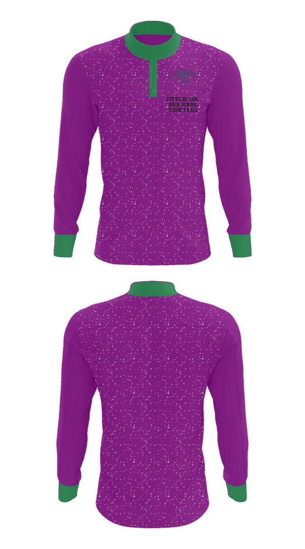 Quarter Zip Jacket, Cypress Lake High School Basketball, Women's Basketball, Teamtime, Team time, sublimation, custom sports apparel, team uniforms, spirit wear, spiritwear, sports uniforms, custom shirts, team store, custom team store, fundraiser sports, apparel fundraiser