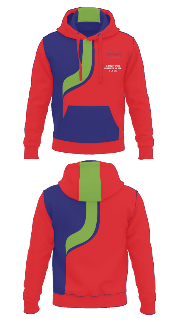 Hoodie, Gateway Stem Academy Charter School, Spirit Store, Teamtime, Team time, sublimation, custom sports apparel, team uniforms, spirit wear, spiritwear, sports uniforms, custom shirts, team store, custom team store, fundraiser sports, apparel fundraiser