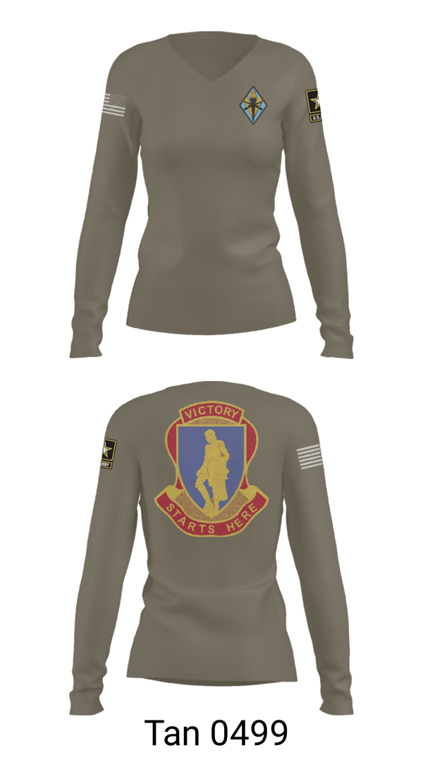 Women's Long Sleeve Vneck Shirt, Fort Jackson, Army, Teamtime, Team time, sublimation, custom sports apparel, team uniforms, spirit wear, spiritwear, sports uniforms, custom shirts, team store, custom team store, fundraiser sports, apparel fundraiser