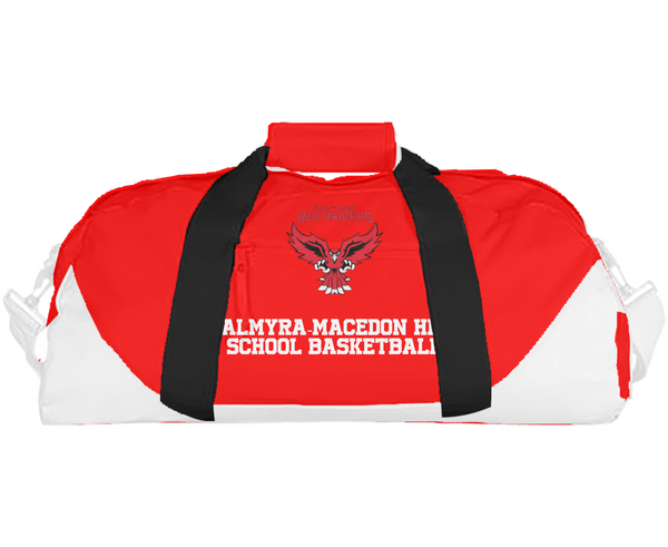 Duffle Bag, Palmyra-Macedon High School Basketball, Women's Basketball, Teamtime, Team time, sublimation, custom sports apparel, team uniforms, spirit wear, spiritwear, sports uniforms, custom shirts, team store, custom team store, fundraiser sports, apparel fundraiser