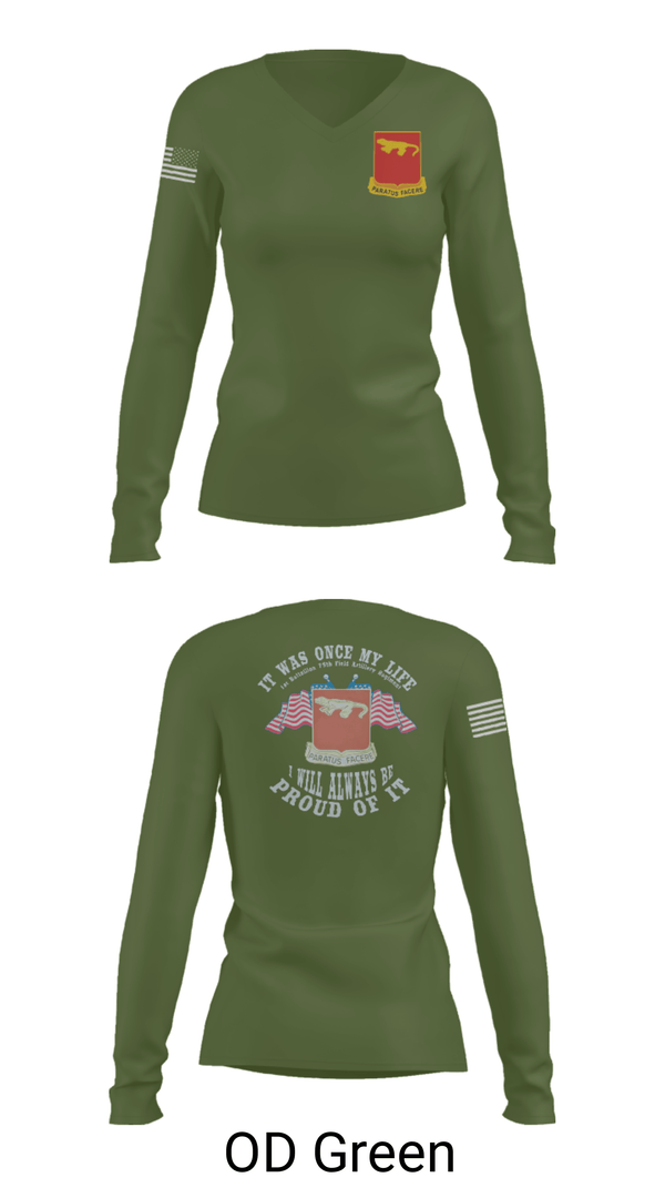 Women's Long Sleeve Vneck Shirt, , Army, Teamtime, Team time, sublimation, custom sports apparel, team uniforms, spirit wear, spiritwear, sports uniforms, custom shirts, team store, custom team store, fundraiser sports, apparel fundraiser