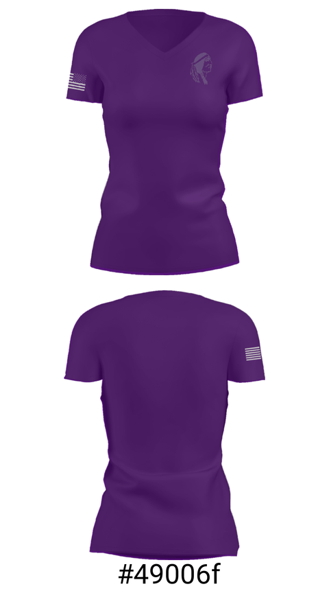 Women's Short Sleeve Vneck Shirt, Gladstone High School, Spirit Store, Teamtime, Team time, sublimation, custom sports apparel, team uniforms, spirit wear, spiritwear, sports uniforms, custom shirts, team store, custom team store, fundraiser sports, apparel fundraiser