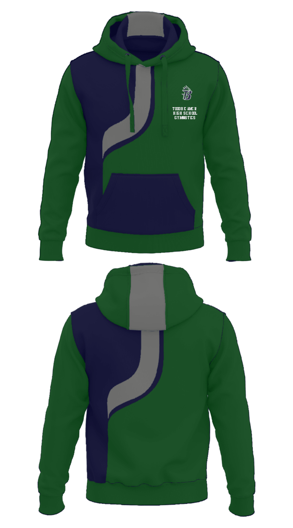 Hoodie, Todd Beamer High School Gymnastics, Spirit Store, Teamtime, Team time, sublimation, custom sports apparel, team uniforms, spirit wear, spiritwear, sports uniforms, custom shirts, team store, custom team store, fundraiser sports, apparel fundraiser