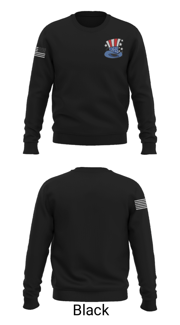 Crew Neck Sweatshirt, Quincy High School Swimming, Swimming, Teamtime, Team time, sublimation, custom sports apparel, team uniforms, spirit wear, spiritwear, sports uniforms, custom shirts, team store, custom team store, fundraiser sports, apparel fundraiser