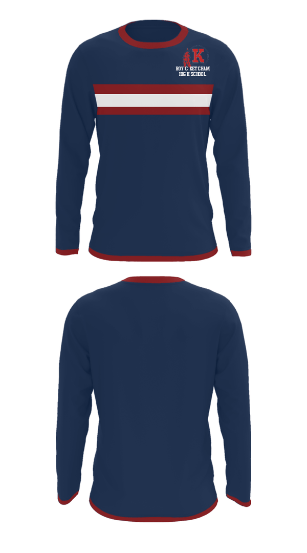Long Sleeve Performance Shirt, Roy C Ketcham High School, Spirit Store, Teamtime, Team time, sublimation, custom sports apparel, team uniforms, spirit wear, spiritwear, sports uniforms, custom shirts, team store, custom team store, fundraiser sports, apparel fundraiser