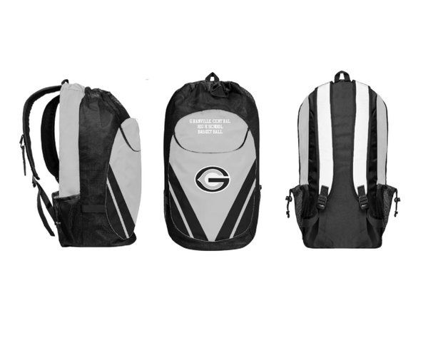 Gear Bag, Granville Central High School Basketball, Men's Basketball, Teamtime, Team time, sublimation, custom sports apparel, team uniforms, spirit wear, spiritwear, sports uniforms, custom shirts, team store, custom team store, fundraiser sports, apparel fundraiser