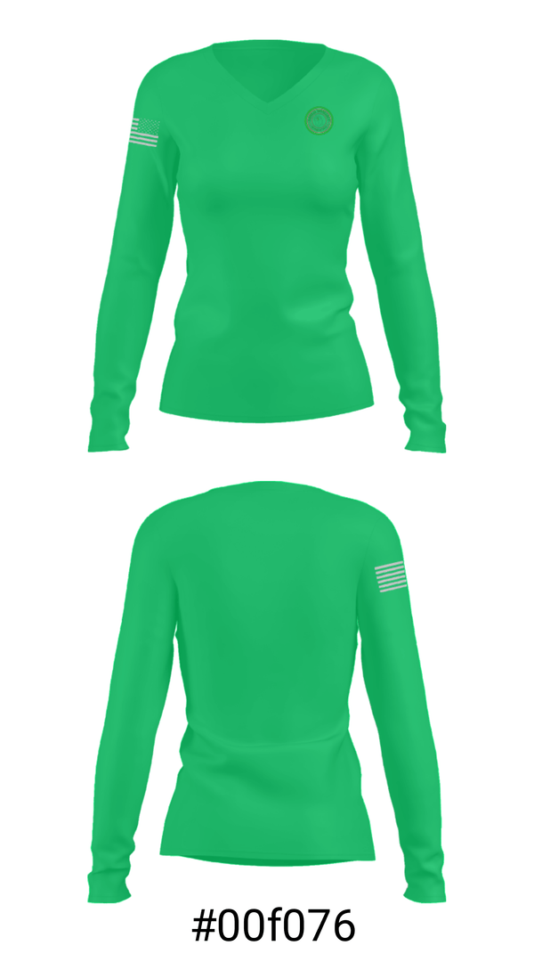 Women's Long Sleeve Vneck Shirt, Herbal Intellect, , Teamtime, Team time, sublimation, custom sports apparel, team uniforms, spirit wear, spiritwear, sports uniforms, custom shirts, team store, custom team store, fundraiser sports, apparel fundraiser