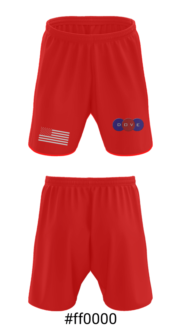 Athletic Shorts With Pockets, Dove Science Academy Middle School-OKC, Spirit Store, Teamtime, Team time, sublimation, custom sports apparel, team uniforms, spirit wear, spiritwear, sports uniforms, custom shirts, team store, custom team store, fundraiser sports, apparel fundraiser