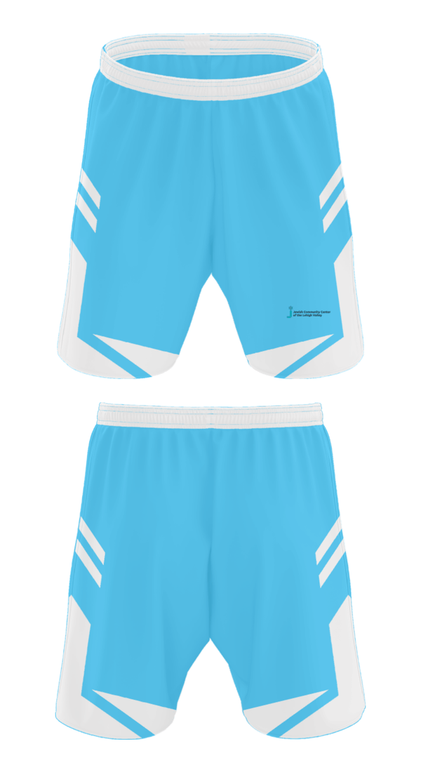 Athletic Shorts With Pockets, Jewish Community Center of the Lehigh Valley, Spirit Store, Teamtime, Team time, sublimation, custom sports apparel, team uniforms, spirit wear, spiritwear, sports uniforms, custom shirts, team store, custom team store, fundraiser sports, apparel fundraiser
