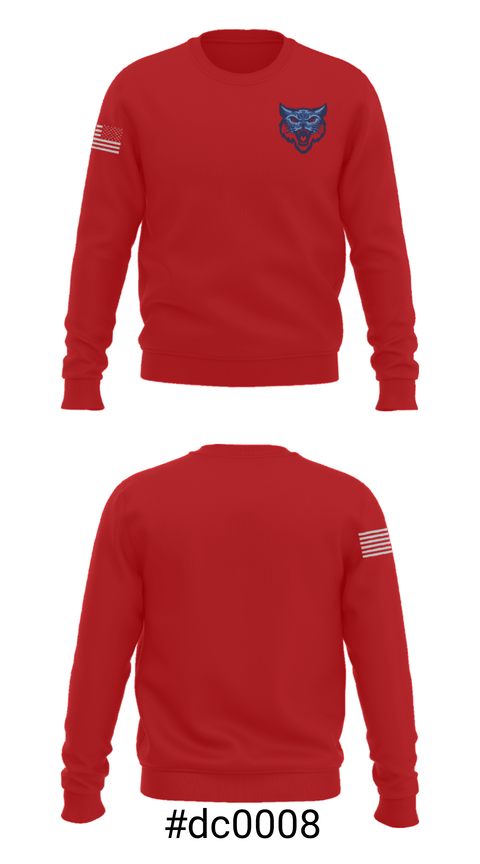 Crew Neck Sweatshirt, Hazen Union School, Spirit Store, Teamtime, Team time, sublimation, custom sports apparel, team uniforms, spirit wear, spiritwear, sports uniforms, custom shirts, team store, custom team store, fundraiser sports, apparel fundraiser