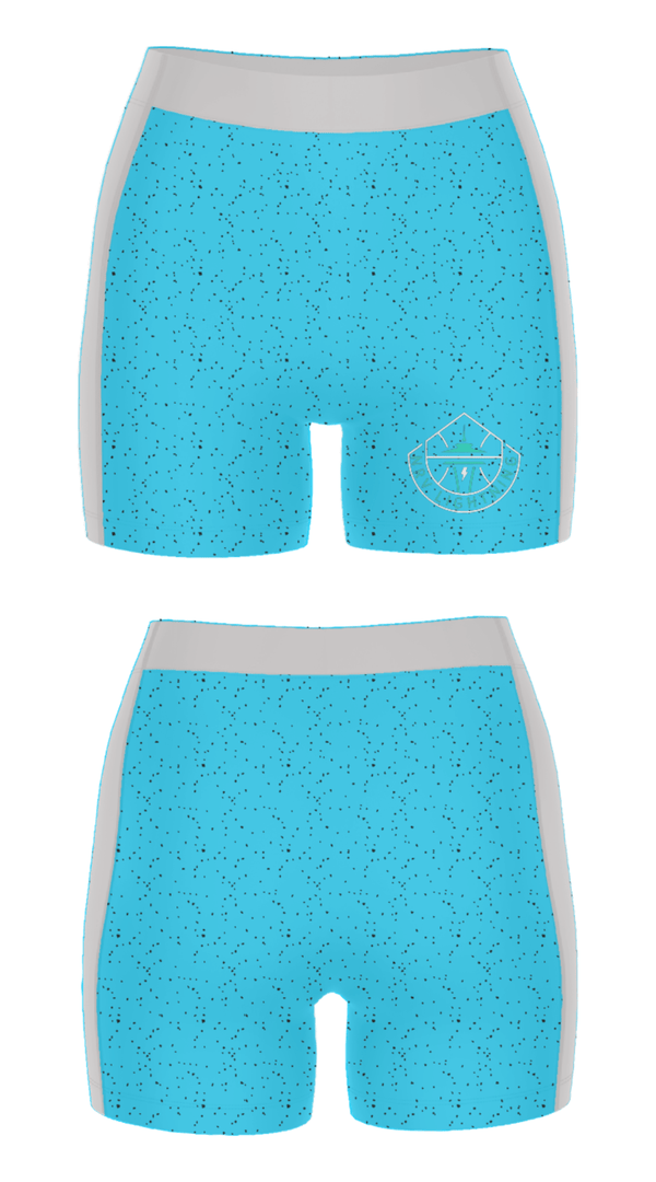 Women's Compression Shorts, NRV Lady Lightning, Women's Basketball, Teamtime, Team time, sublimation, custom sports apparel, team uniforms, spirit wear, spiritwear, sports uniforms, custom shirts, team store, custom team store, fundraiser sports, apparel fundraiser