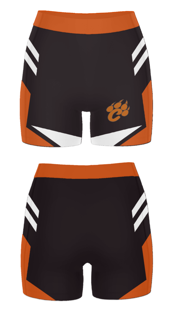 Women's Compression Shorts, South Crawford Elementary School, Spirit Store, Teamtime, Team time, sublimation, custom sports apparel, team uniforms, spirit wear, spiritwear, sports uniforms, custom shirts, team store, custom team store, fundraiser sports, apparel fundraiser