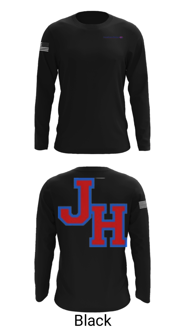 Long Sleeve Performance Shirt, Jonesboro-Hodge High School Basketball, Women's Basketball, Teamtime, Team time, sublimation, custom sports apparel, team uniforms, spirit wear, spiritwear, sports uniforms, custom shirts, team store, custom team store, fundraiser sports, apparel fundraiser