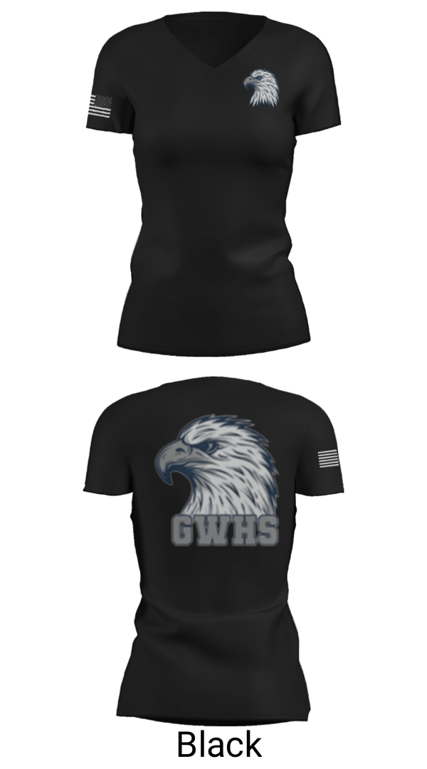 Women's Short Sleeve Vneck Shirt, George Washington High School Basketball, Men's Basketball, Teamtime, Team time, sublimation, custom sports apparel, team uniforms, spirit wear, spiritwear, sports uniforms, custom shirts, team store, custom team store, fundraiser sports, apparel fundraiser
