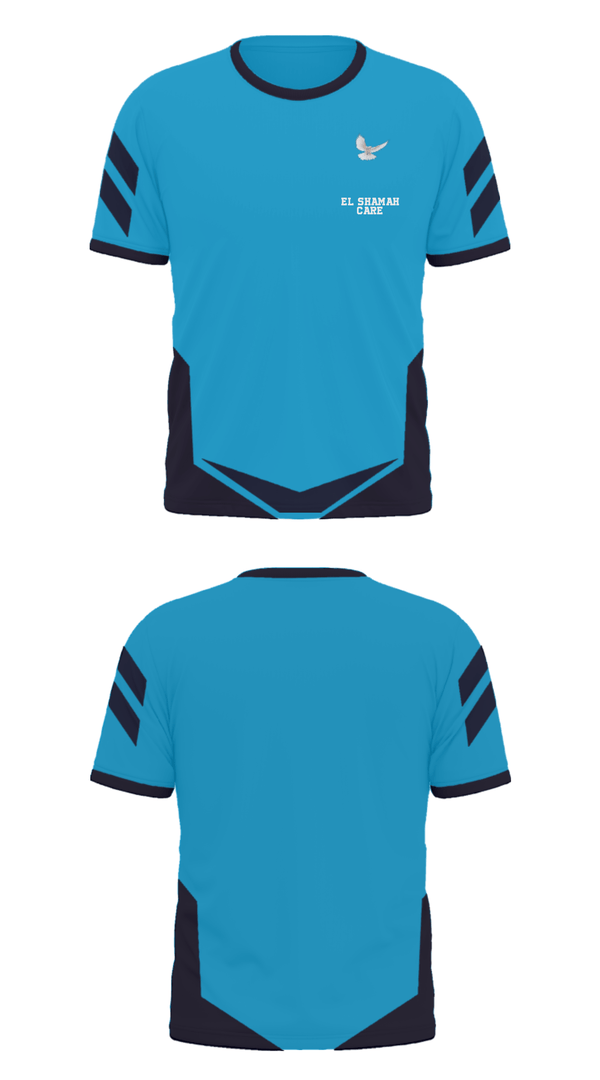 Short Sleeve Performance Polo, EL SHAMAH CAREEL SHAMAH CARE, , Teamtime, Team time, sublimation, custom sports apparel, team uniforms, spirit wear, spiritwear, sports uniforms, custom shirts, team store, custom team store, fundraiser sports, apparel fundraiser