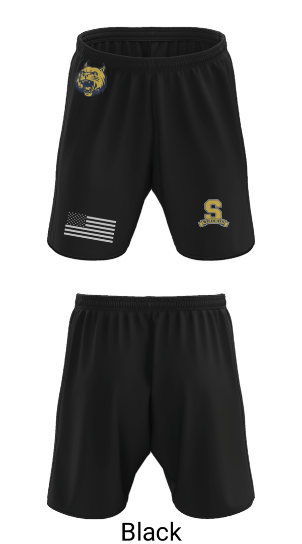 Athletic Shorts With Pockets, Springfield High School Bowling, Bowling, Teamtime, Team time, sublimation, custom sports apparel, team uniforms, spirit wear, spiritwear, sports uniforms, custom shirts, team store, custom team store, fundraiser sports, apparel fundraiser