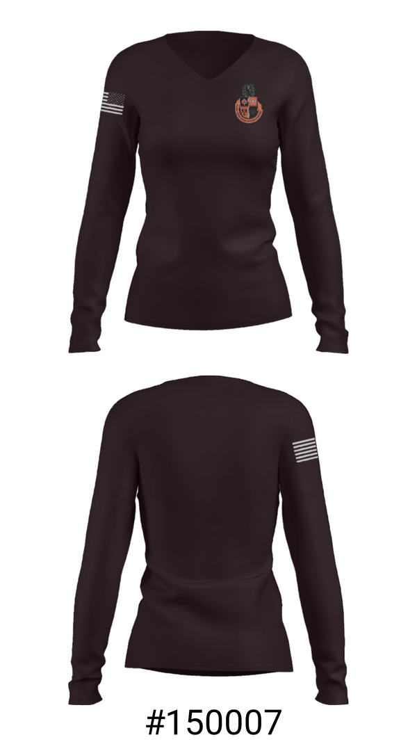 Women's Long Sleeve Vneck Shirt, Park View Education Centre, Spirit Store, Teamtime, Team time, sublimation, custom sports apparel, team uniforms, spirit wear, spiritwear, sports uniforms, custom shirts, team store, custom team store, fundraiser sports, apparel fundraiser