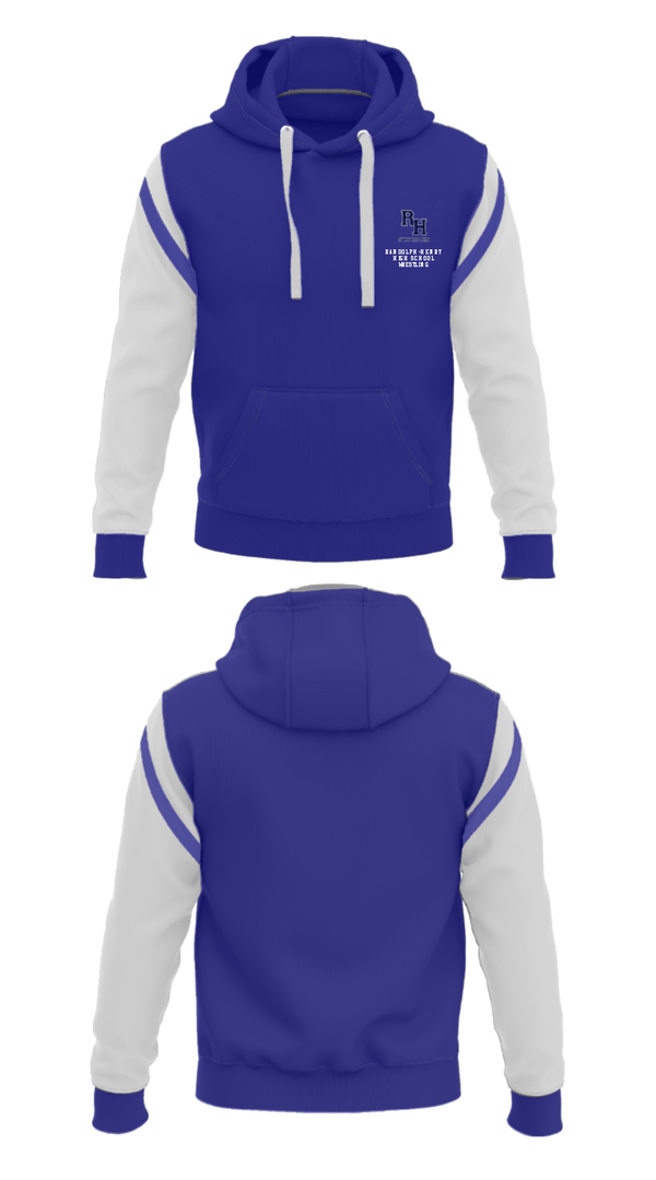 Hoodie, Randolph-Henry High School Wrestling, Wrestling, Teamtime, Team time, sublimation, custom sports apparel, team uniforms, spirit wear, spiritwear, sports uniforms, custom shirts, team store, custom team store, fundraiser sports, apparel fundraiser
